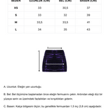 AFTER PARTY METALLIC SKIRT IN PURPLE