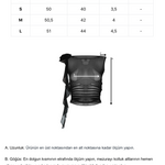Siyah transparan çiçek detaylı kolsuz top