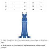 Rolling in Love Gown in Indigo