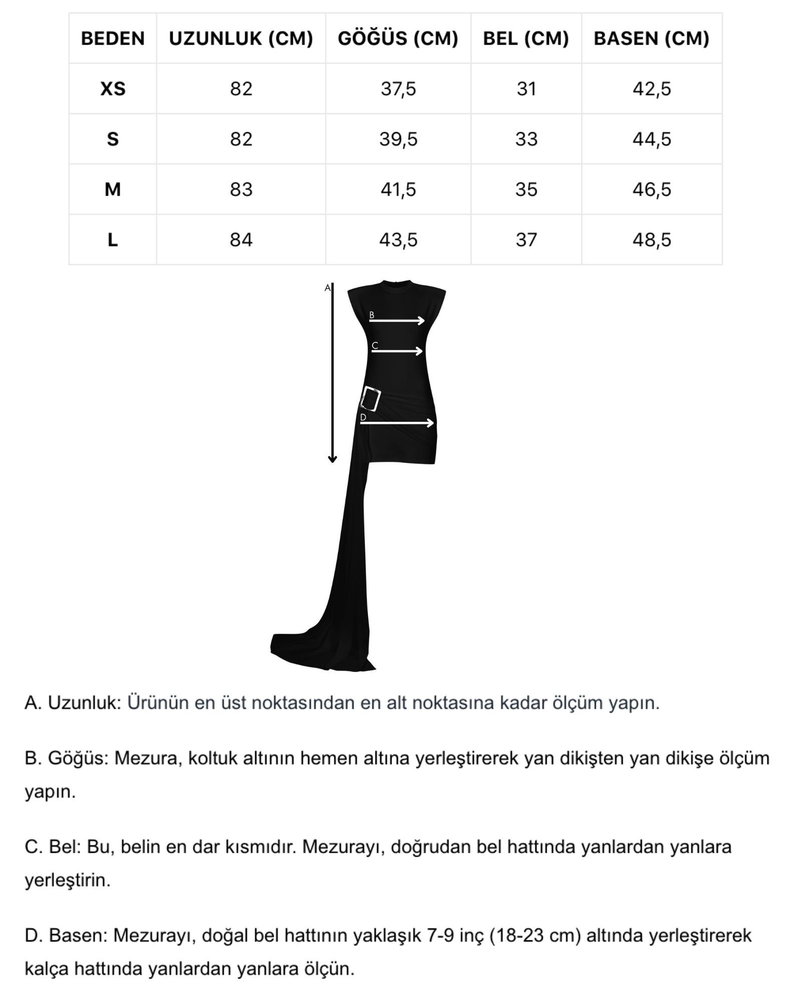 Siyah yüksek yaka tokalı drapeli kuyruk detaylı mini elbise