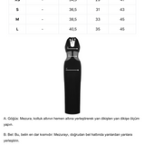 Khela boyundan bağlamalı tül detaylı siyah maksi elbise
