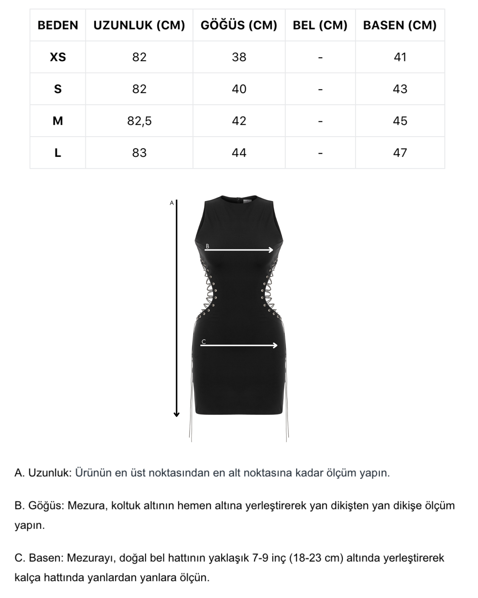 Khela siyah kolsuz bel dekolteli bağlama detaylı mini elbise