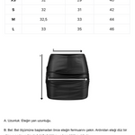 Khela drapeli mini siyah etek