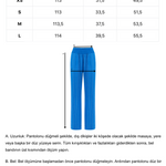 Khela parlak taşlı mavi pantolon