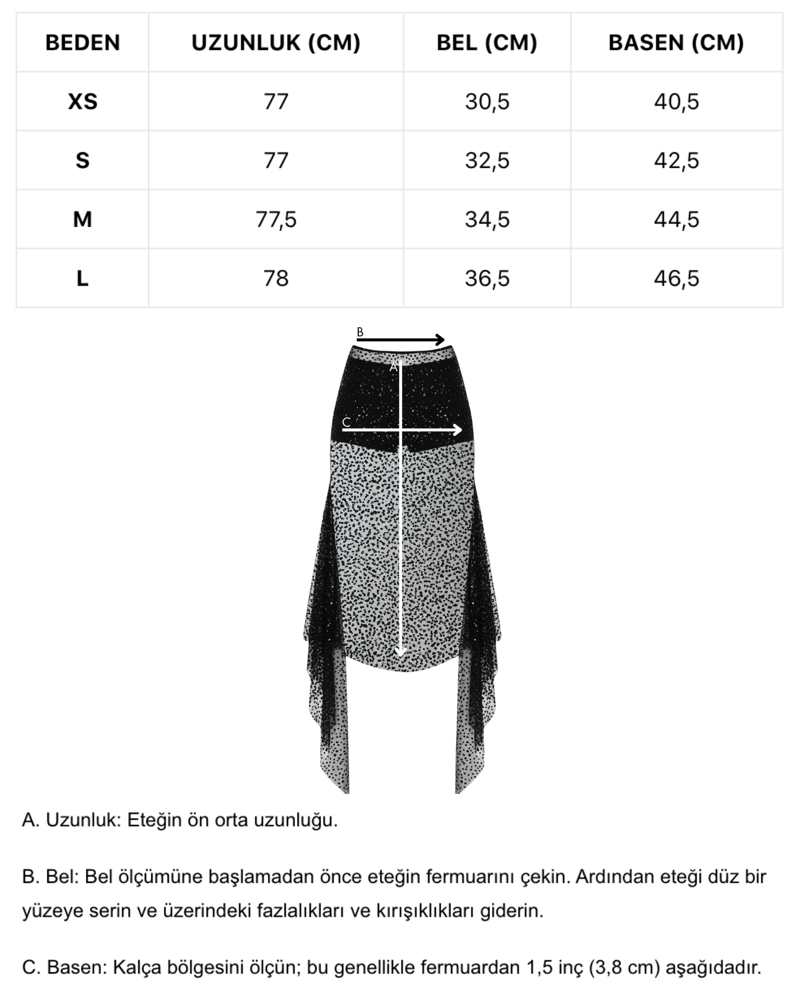 Midi boy tül jarse şortlu etek