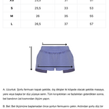 Mor mini boy cepli şort