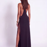 ALL EYES DRESS IN BLACK