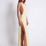 ALL EYES DRESS IN BUTTER YELLOW