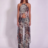 WHO IS SHE PANTS IN ANIMAL PRINT