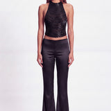 HIGH MAINTENANCE TOP IN BLACK
