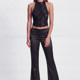 HIGH MAINTENANCE TOP IN BLACK