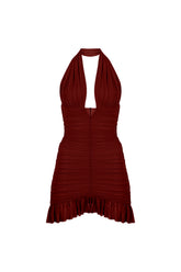 Temptress Tini Dress in Burgundy