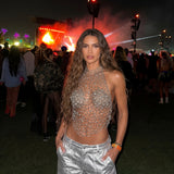 CRYSLARA BEADED TOP