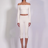 HOOKED UP TOP OFF-WHITE