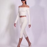 HOOKED UP TOP OFF-WHITE