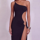 RING ME DRESS IN BLACK