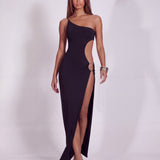 RING ME DRESS IN BLACK