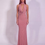 OBSESSED WITH ME MAXI DRESS IN MOCHA