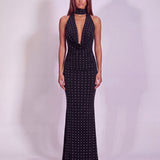 OBSESSED WITH ME MAXI DRESS IN BLACK