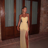 FAINTHEARTED DRESS IN BUTTER YELLOW