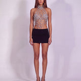 CRYSLARA BEADED TOP