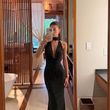 OBSESSED WITH ME MAXI DRESS IN BLACK