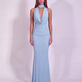 OBSESSED WITH ME MAXI DRESS IN BABY BLUE