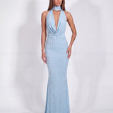 OBSESSED WITH ME MAXI DRESS IN BABY BLUE