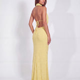OBSESSED WITH ME MAXI DRESS IN BUTTER YELLOW