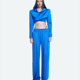 Khela parlak taşlı mavi pantolon