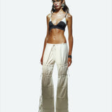 Sinister Kiss Satin Pants