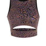 PEEKABOO BRA LEOPARD