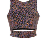 PEEKABOO BRA LEOPARD