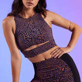 PEEKABOO BRA LEOPARD