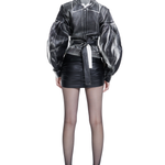 Khela drapeli mini siyah etek